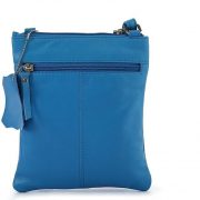 zunash indigo blue leather bag
