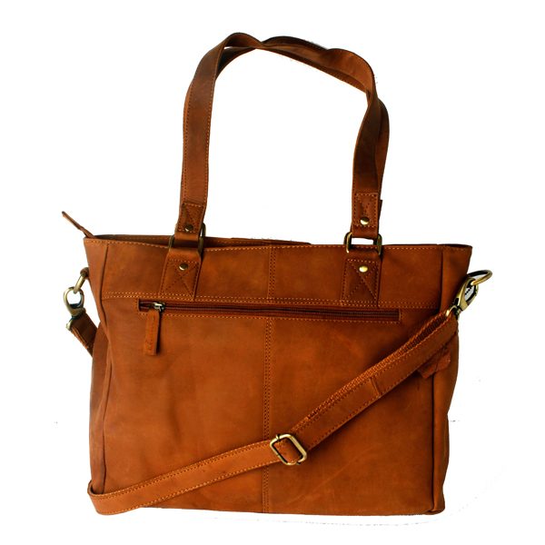 Noha Leather Ladies Bag Brown