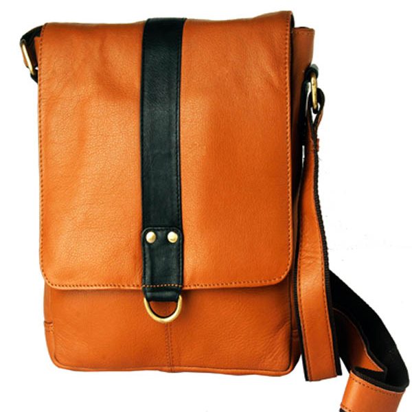 zunash leather slide sling bag