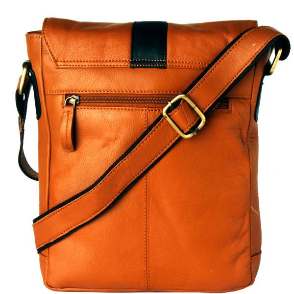 zunash leather sling side bag