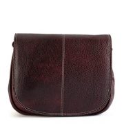 Zunash leather Airhostess Bag Marron