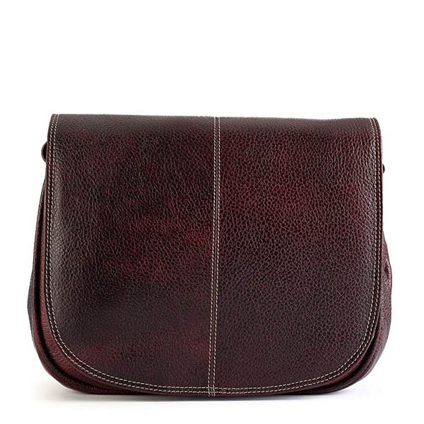 Zunash leather Airhostess Bag Marron