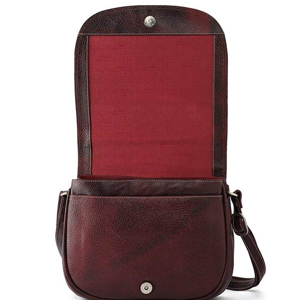 Zunash leather Airhostess Bag Marron