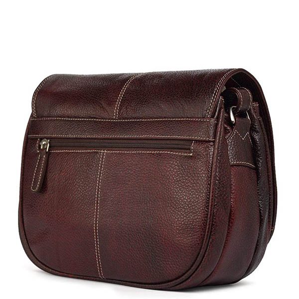 Zunash leather Airhostess Bag Marron
