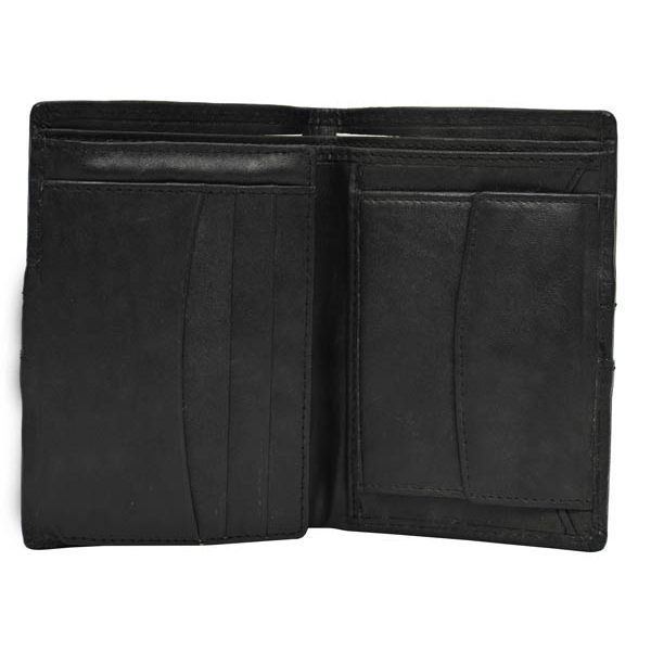 Zunash Tom Leather Wallet Red Strip