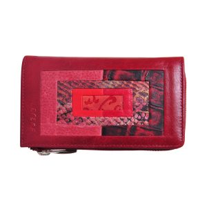 Zunash LRF Leather Desginer Clutch SM - RED