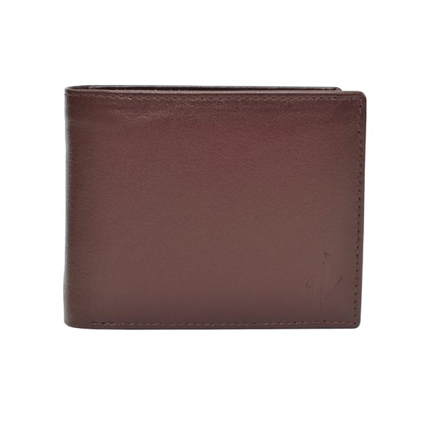 Zunash Leather Nappa wallet brown