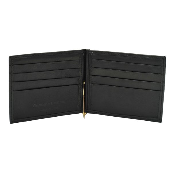 Zunash leather money clip wallet