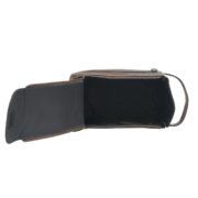 Zunash Leather Unisex Toiletry Bag Maroon