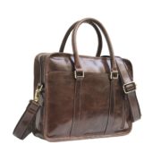 Zunash Leather Porfolio Bag Brown
