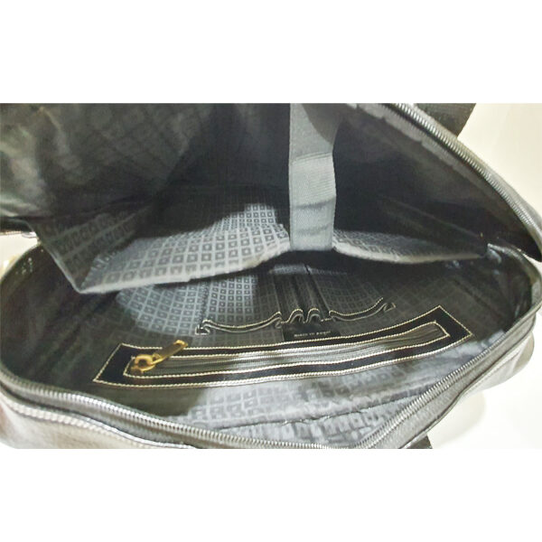 Esteemstud Leather Office Bag -Black