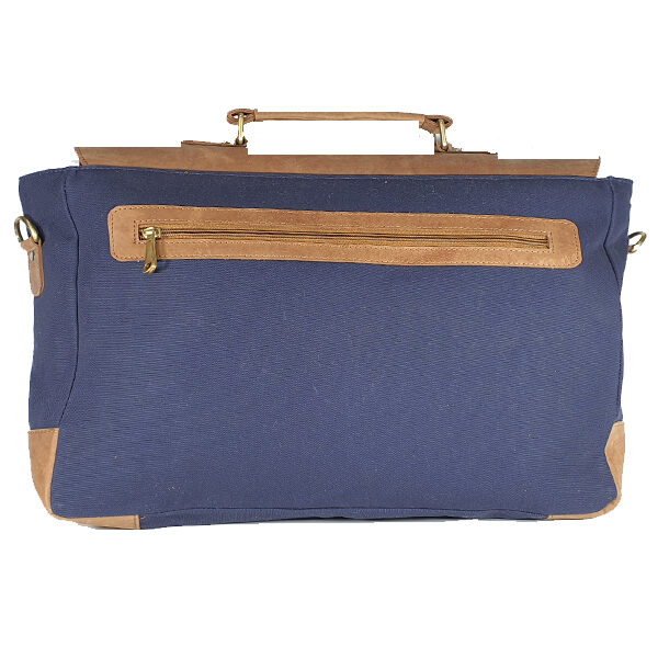 Zunash Basta Canvas Leather Bag