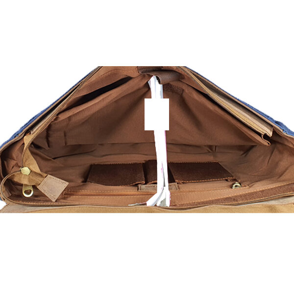 Zunash Basta Canvas Leather Bag