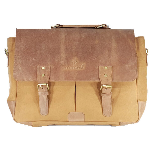 Zunash Basta Canvas Leather Bag