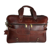 Zunash Leather esteemstudd Office Bag