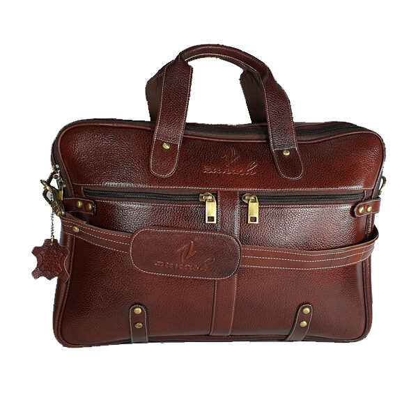 Zunash Leather esteemstudd Office Bag