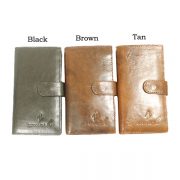Zunash Leather creditcard holder button