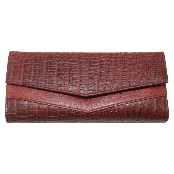Zunash Leather Clutch-RIVA